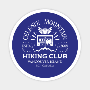 Celeste Mountain Hiking Emblem Magnet